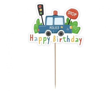 Police - Polizei Kuchendeko Happy Birthday